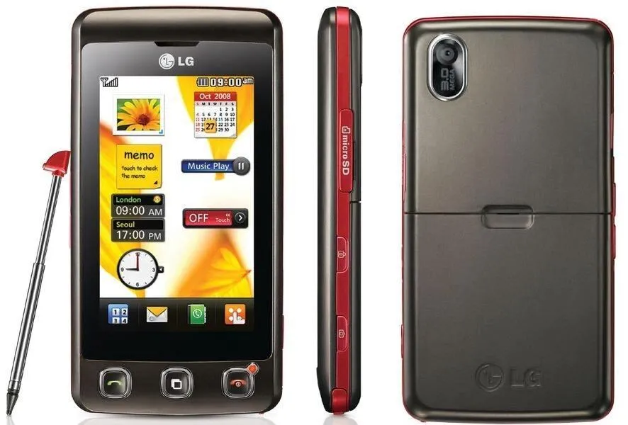 LG KP500 Cookie GSM Brown 7,62 cm (3") 900 mAh Kahverengi Akıllı Telefon