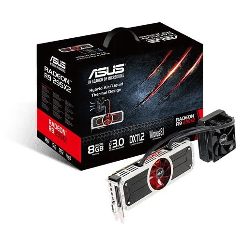 ASUS 90YV06E0-U0NA00 8 GB Radeon R9 295X2 GDDR5 Ekran Kartı Thumbnail 6