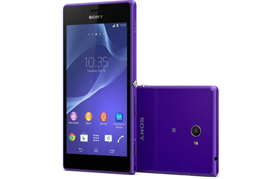 Sony Xperia M2 12,2 cm (4.8") Tek SIM Android 4.3 4G 1 GB 8 GB 2330 mAh Mor Akıllı Telefon