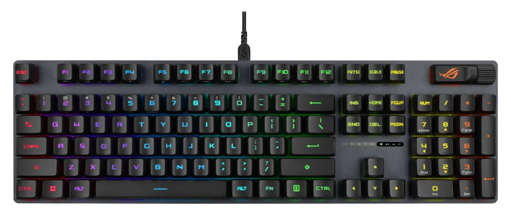 ASUS ROG Strix Scope II RX Oyun USB QWERTY Siyah Klavye