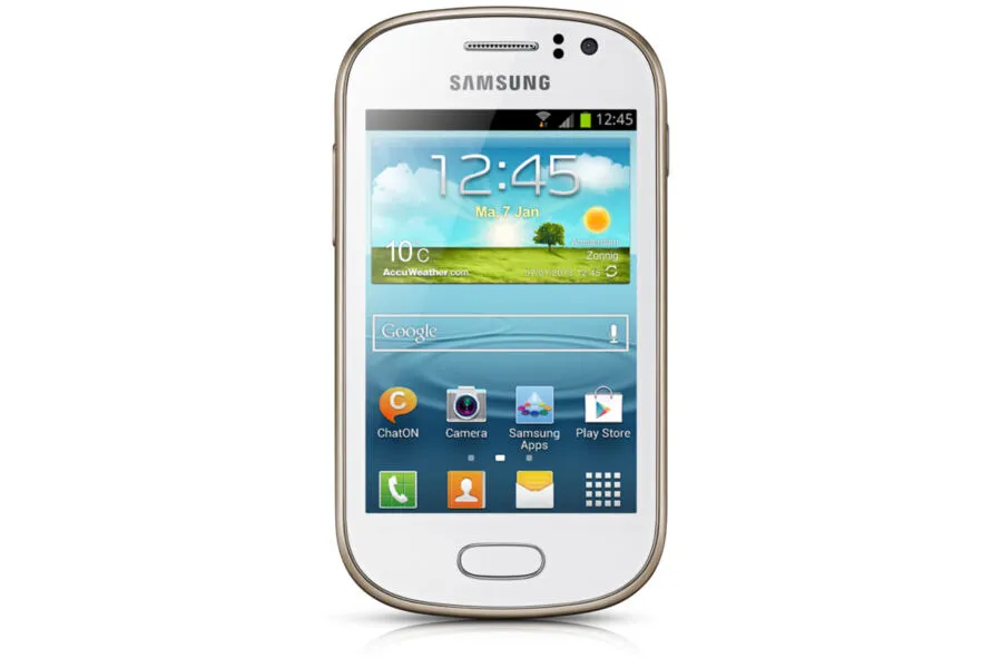 Samsung Galaxy Fame 8,89 cm (3.5") Tek SIM Android 4.1 3G Micro-USB 0,5 GB 4 GB 1300 mAh Beyaz Akıllı Telefon