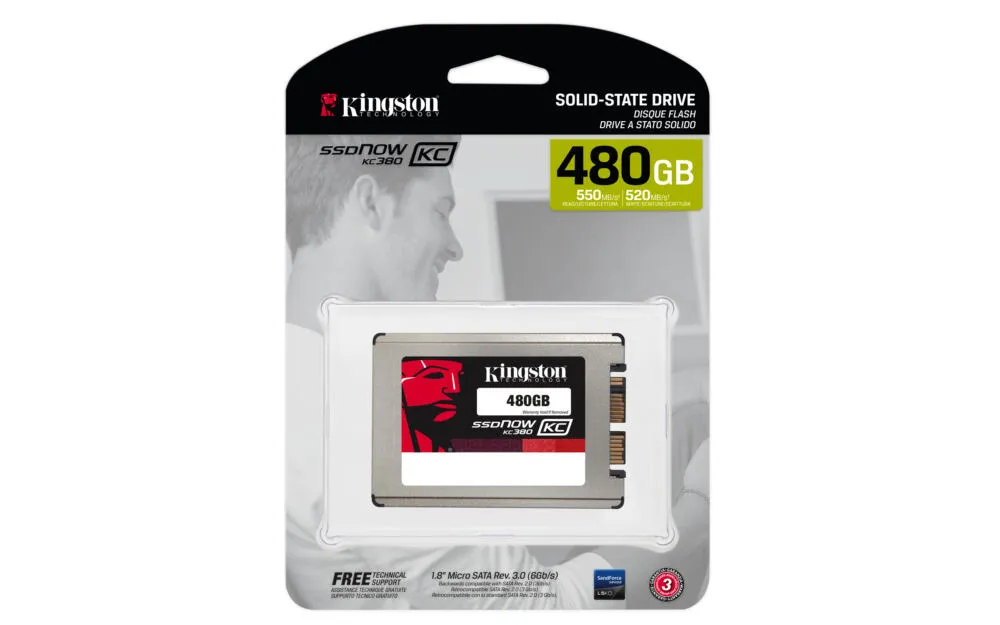 Kingston Technology SSDNow KC380 480 GB SKC380S3/480G SATA3 SSD Dahili SSD' Thumbnail 3