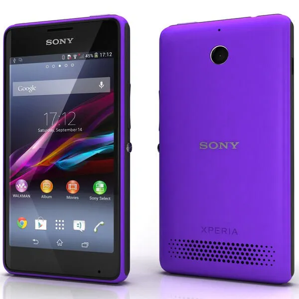 Sony Xperia E1 10,2 cm (4") Tek SIM Android 4.4 3G Micro-USB 0,5 GB 4 GB Mor Akıllı Telefon