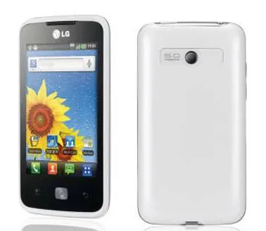 LG Optimus Hub E510 8,89 cm (3.5") Tek SIM Android 2.3 3G 0,5 GB 0,512 GB 1500 mAh Beyaz Akıllı Telefon