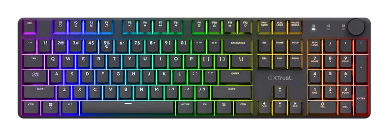 Trust GXT 868 TORIX 25504 Mekanik RGB Kablosuz Oyuncu Klavyesi Thumbnail 1