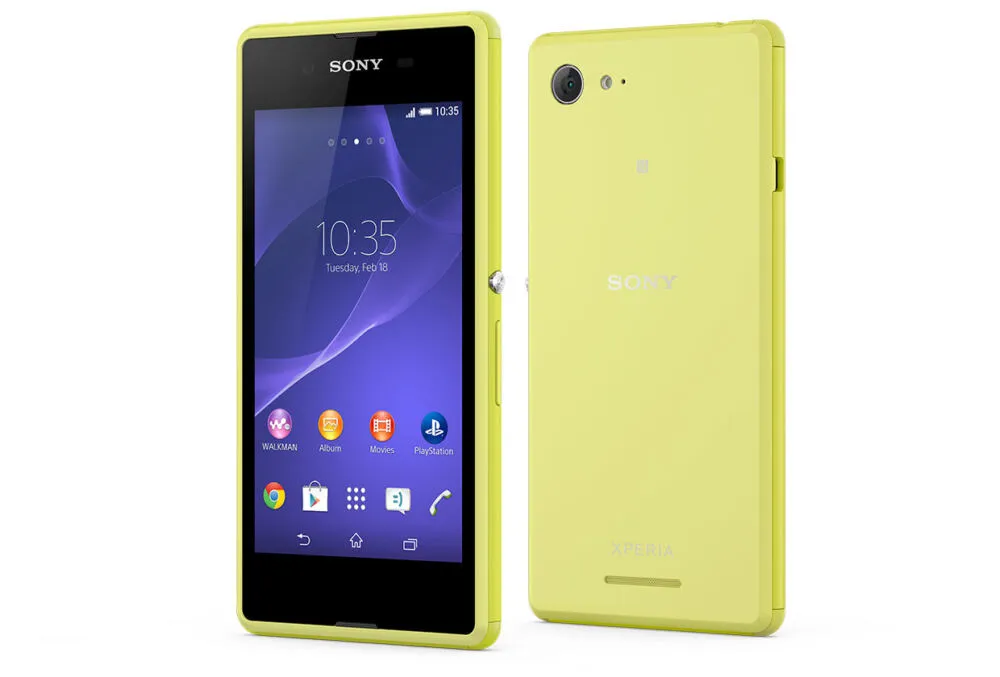 Sony Xperia E3 11,4 cm (4.5") Tek SIM Android 4.4 4G Micro-USB B 1 GB 4 GB 2330 mAh Yeşil Akıllı Telefon