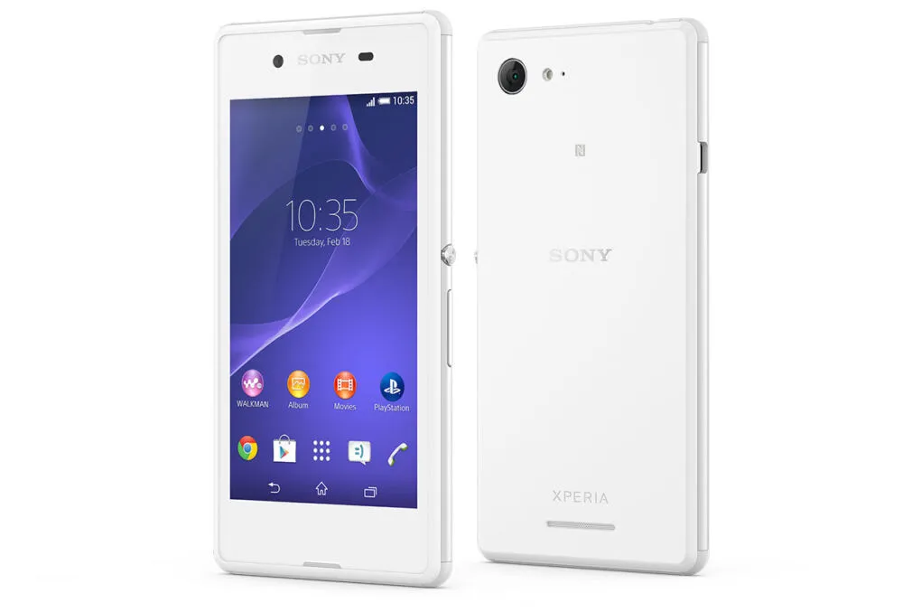 Sony Xperia D2203 11,4 cm (4.5") Tek SIM Android 4.4 4G Micro-USB B 1 GB 4 GB 2330 mAh Beyaz Akıllı Telefon