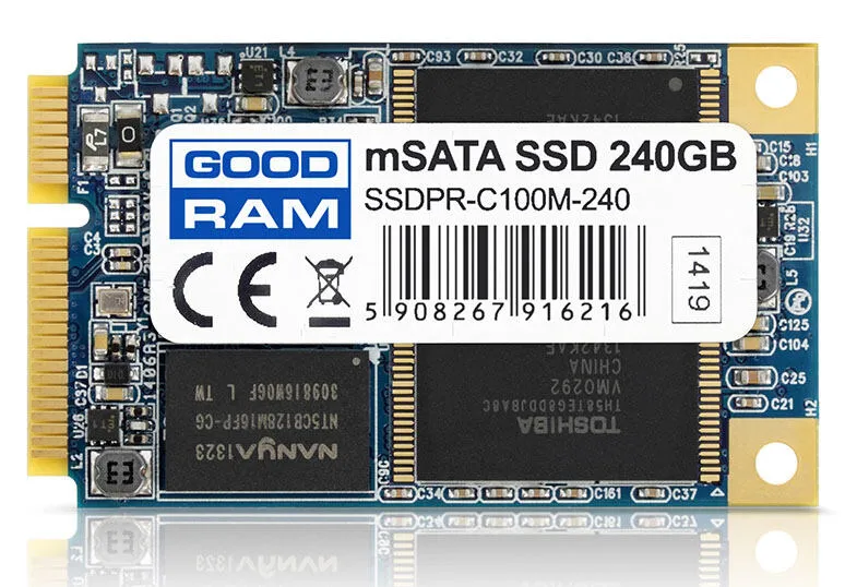 Goodram C100m 240 GB mSATA SATA MLC SSD SSD Diskle