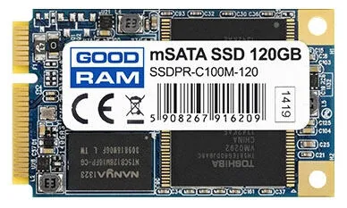 Goodram C100m 120 GB mSATA SATA MLC SSD SSD Diskle