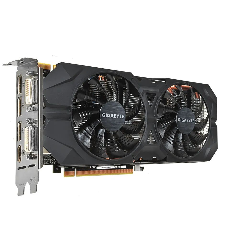 GIGABYTE GV-N960WF2OC-2GD 2 GB GVN960WO2D-00-G GDDR5 Ekran Kartı Thumbnail 6