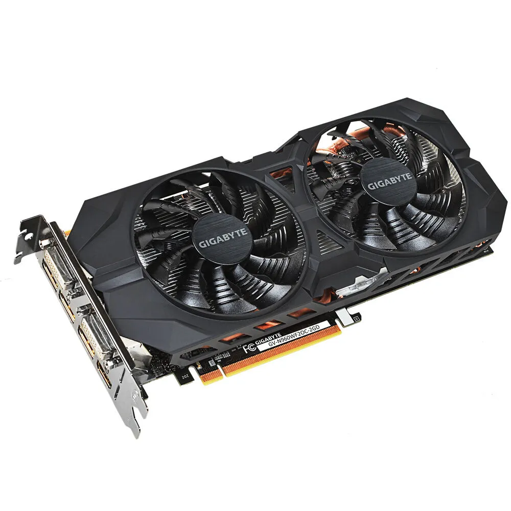 GIGABYTE GV-N960WF2OC-2GD 2 GB GVN960WO2D-00-G GDDR5 Ekran Kartı Thumbnail 2