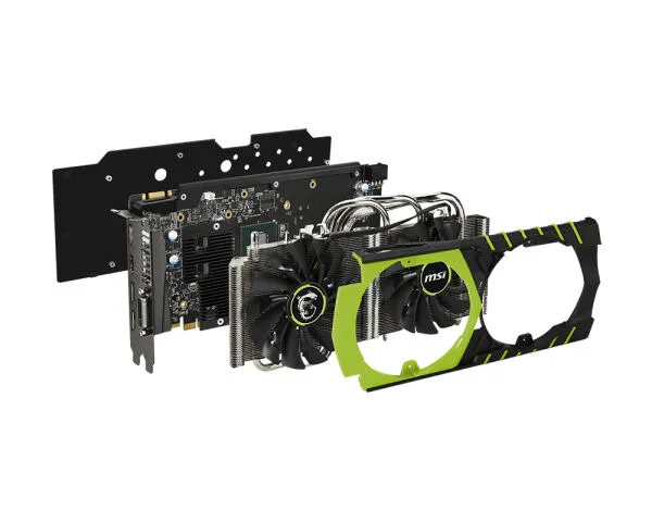 MSI GTX 960 GAMING 100ME 2 GB V320-005R Ekran Kartı Thumbnail 7