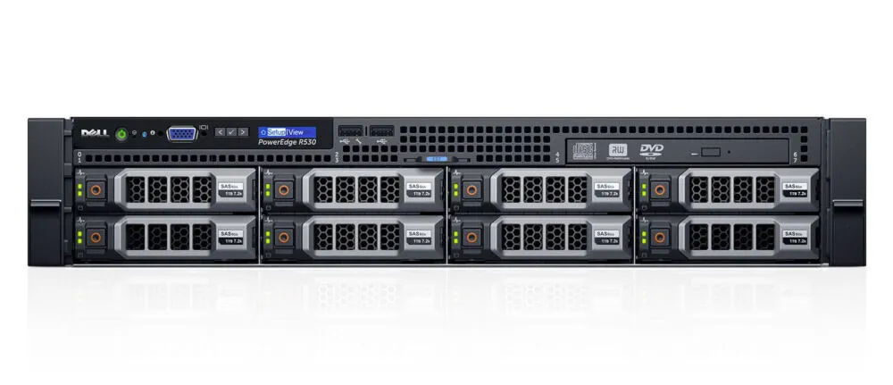 DELL PowerEdge R530 sunucu 1 TB Yatay (2U) Intel® Xeon® E5 v4 E5-2620V4 2,1 GHz 16 GB DDR4-SDRAM Windows Server 2016 Standard