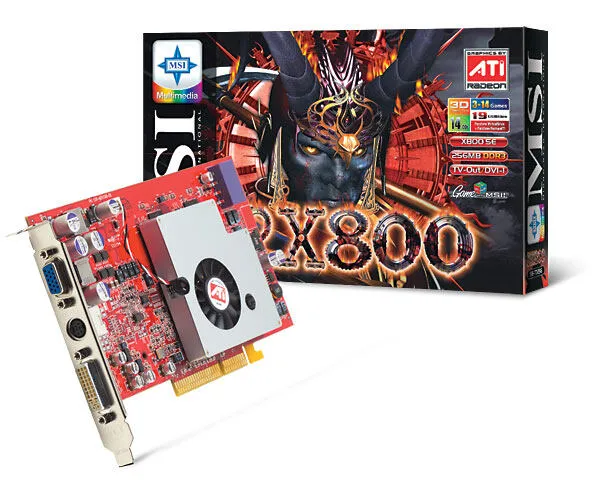 MSI Radeon X800 SE 256MB GDDR3 Ekran Kartı Thumbnail 0