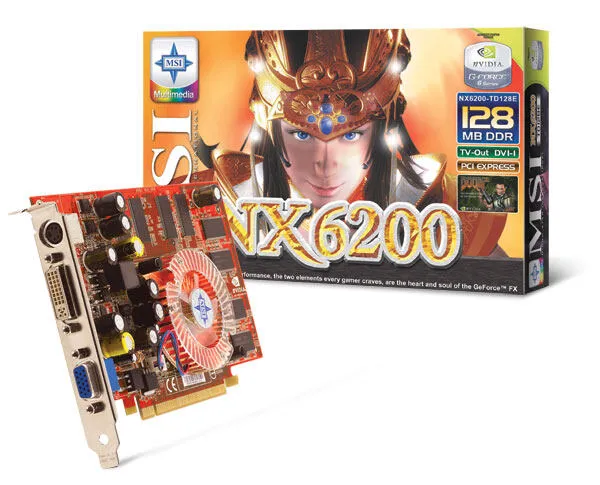 MSI Geforce 6200 128MB GDDR Ekran Kartı Thumbnail 0