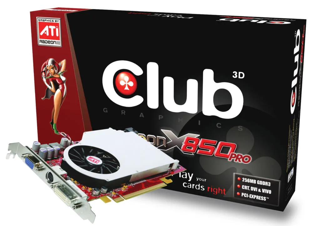 CLUB3D RADEON X850PRO(CGAX-PX85VTVD) GDDR3 Ekran Kartı Thumbnail 0