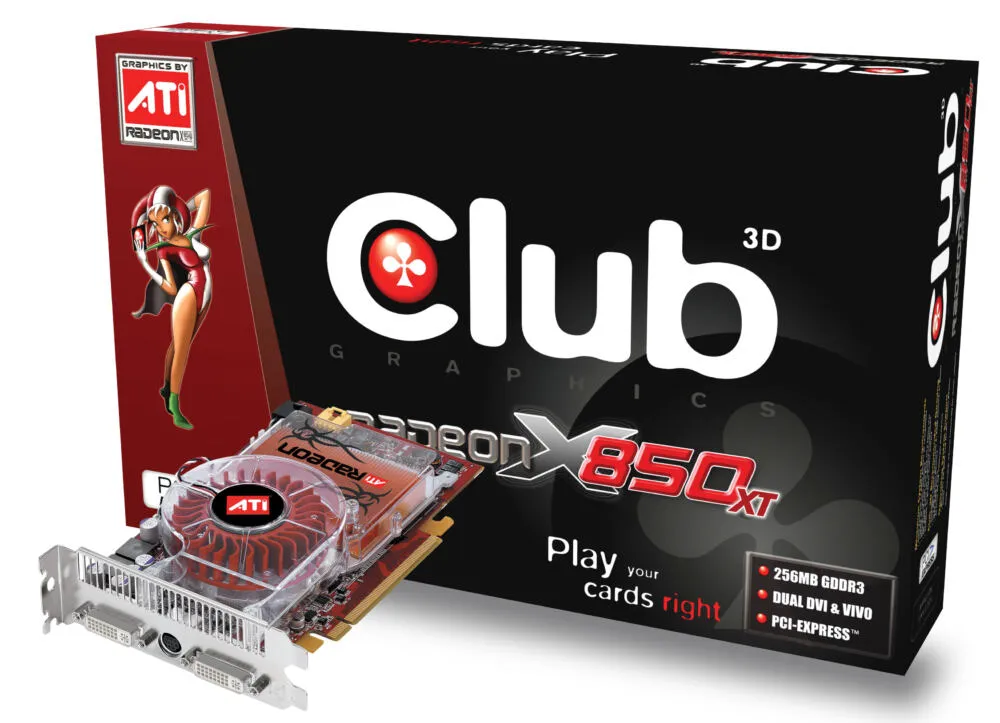 CLUB3D Radeon X850XT(CGAX-TX85VDD) GDDR3 Ekran Kartı Thumbnail 0