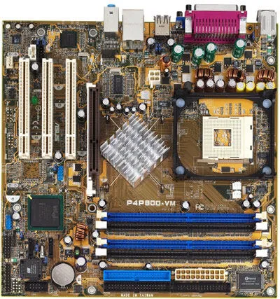 ASUS P4P800-VM Soket 478 ATX Anakart