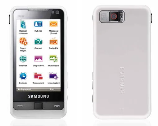 Samsung Omnia i900 8GB 8,89 cm (3.5") 1440 mAh Beyaz Akıllı Telefon