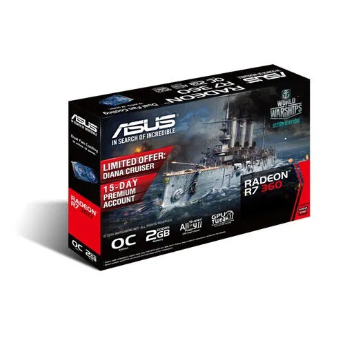 ASUS R7360-OC-2GD5 2 GB GDDR5 Ekran Kartı Thumbnail 8