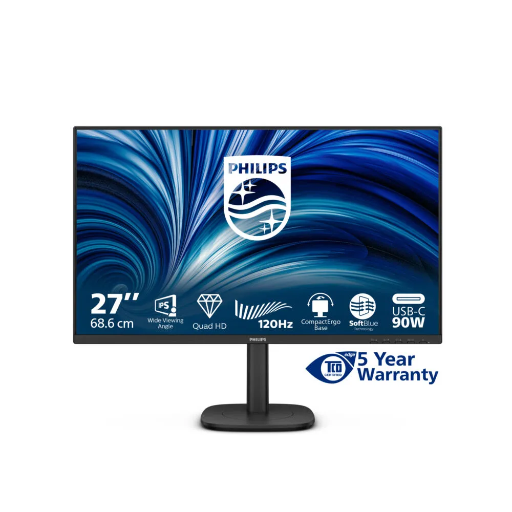 Philips 27B2U3601/11 27 inç 120Hz 2K QHD Oyuncu Monitörü Thumbnail 3