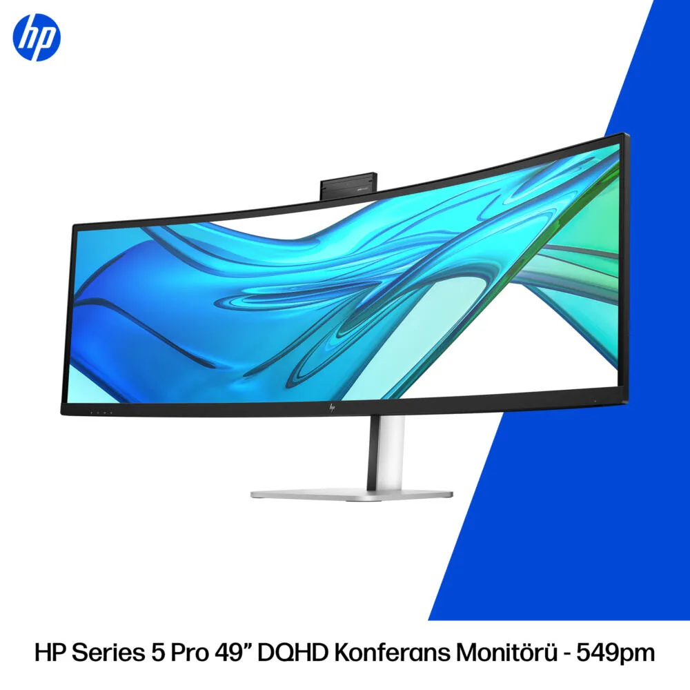 HP Series 5 Pro 49 inç DQHD Konferans Monitörü - VA Kavisli Oyuncu Thumbnail 6