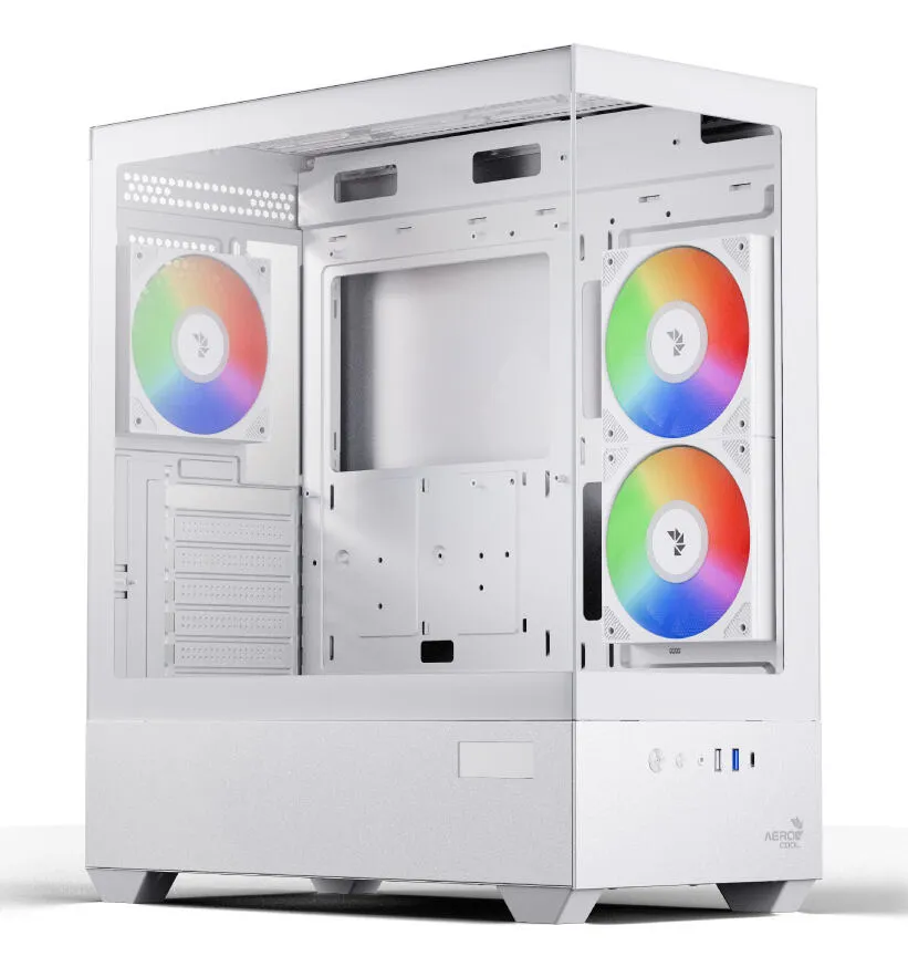 Aerocool P500D Digi-G-WT-v1 Midi Dikey (Tower) Beyaz Kas
