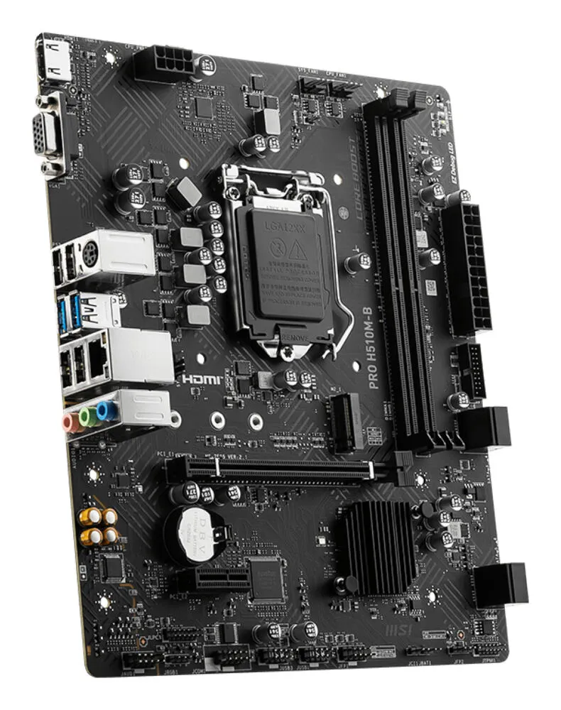 MSI PRO H510M-B LGA1200 2x DDR4 Micro-ATX Anakart Thumbnail 6