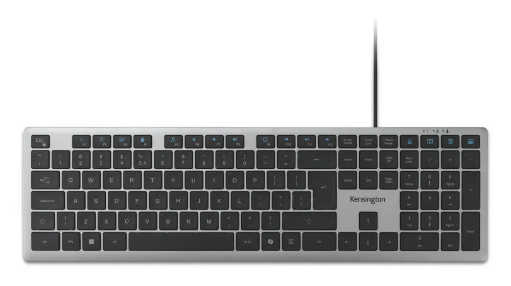 Kensington KB515 EQ Ofis USB QWERTY İngilizce Gri Klavye