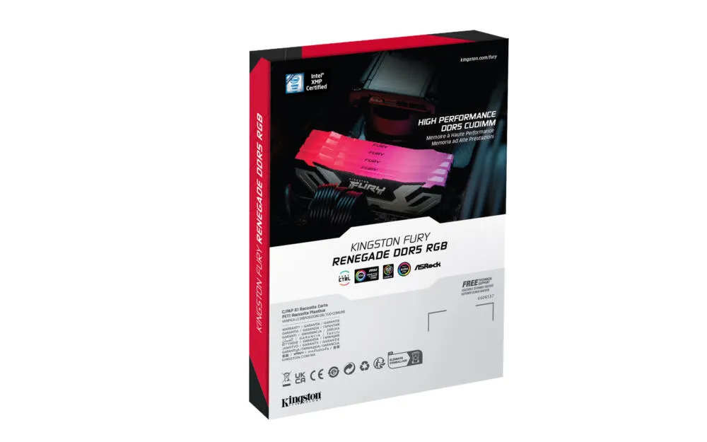 Kingston Technology FURY Renegade RGB KF588CU42RSA-24 24 GB DDR5 DIMM RAM Bellek Thumbnail 8