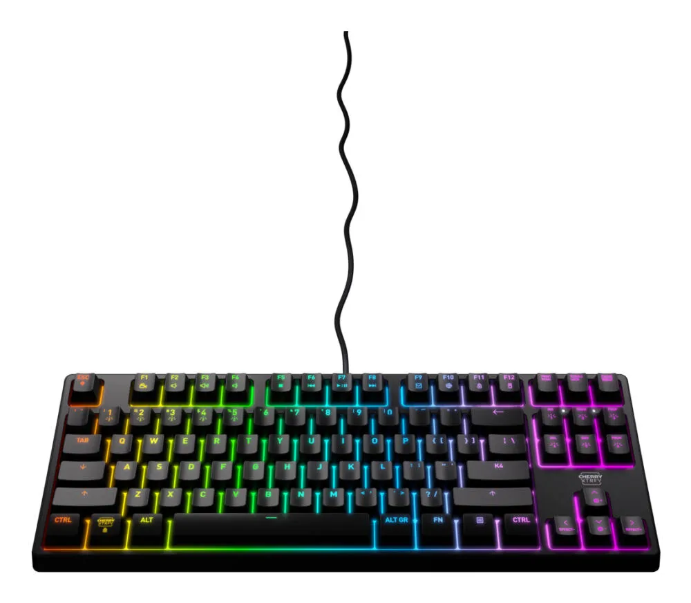 CHERRY K4V2 TKL CX-K4V2-RGB-TKL-R-US Mekanik Oyuncu Klavyesi Thumbnail 2