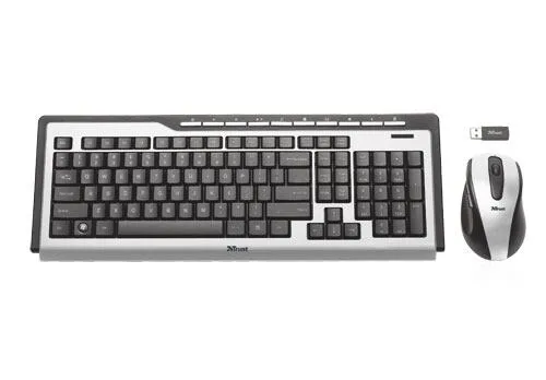 Trust Wireless Slimline Media Deskset UK 16365 Klavye & Mouse Seti Thumbnail 4