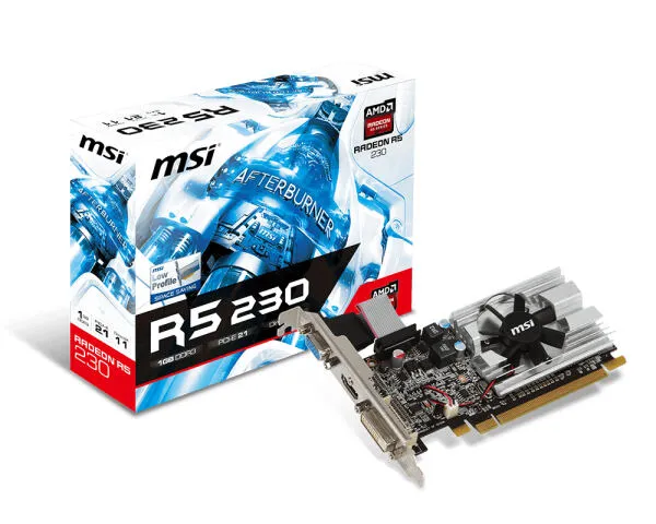 MSI R5-230-1GD3-LP AMD Radeon R5 230 1 GB GDDR3 Ekran Kartı