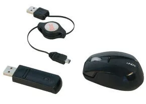 Lindy Mini Notebook Funkmouse RF kablosuz Optik 800 DPI Mouse Fare