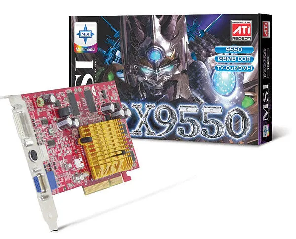 MSI RX9550-TD256 GDDR Ekran Kartı Thumbnail 0