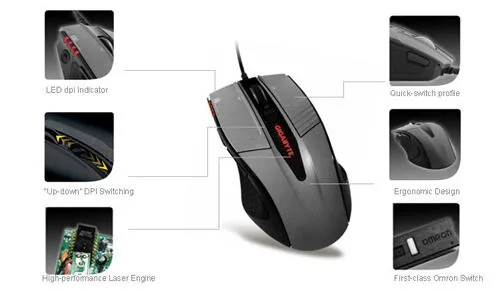GIGABYTE GM-M8000 400 DPI Optik Mouse Thumbnail 7