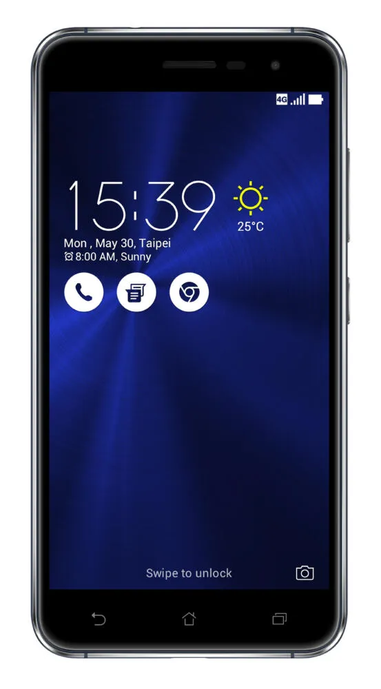 ASUS ZenFone 3 ZE520KL 13,2 cm (5.2") Çift SIM Android 6.0 4G USB C Tipi 3 GB 32 GB 2650 mAh Siyah Akıllı Telefon