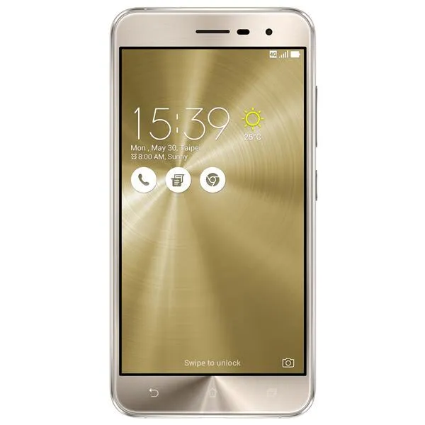 ASUS ZenFone 3 ZE520KL-1G037IN 13,2 cm (5.2") Çift SIM Android 8.1 4G USB C Tipi 3 GB 32 GB 2650 mAh Altın Akıllı Telefon Thumbnail 1