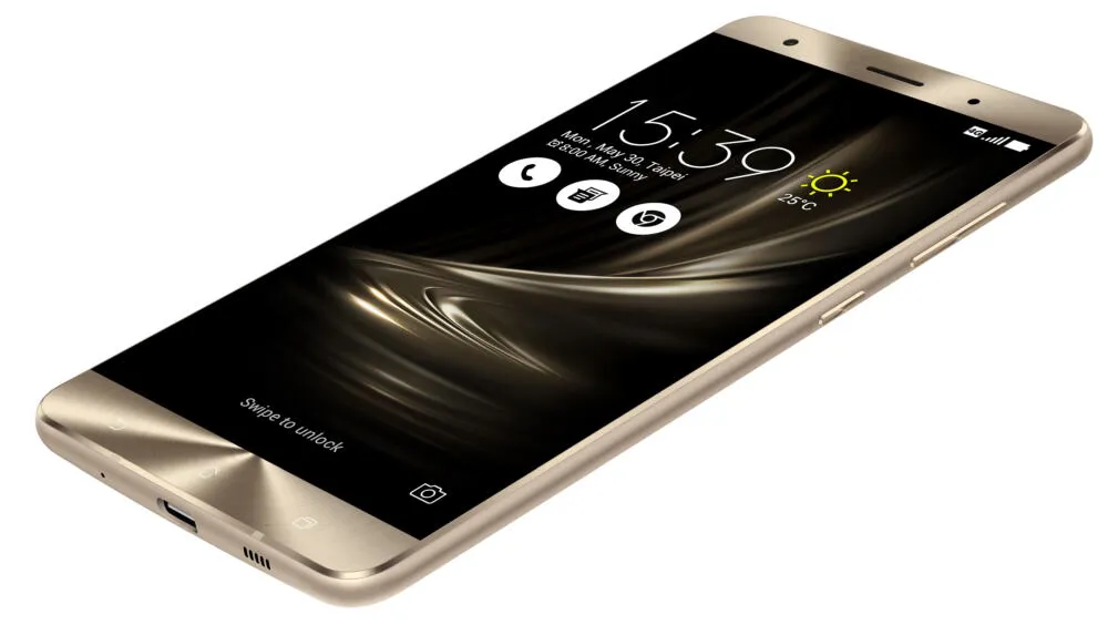 ASUS ZenFone 3 Deluxe ZS570KL-2G026IN 14,5 cm (5.7") Çift SIM Android 6.0 4G USB C Tipi 6 GB 64 GB 3000 mAh Altın Akıllı Telefon