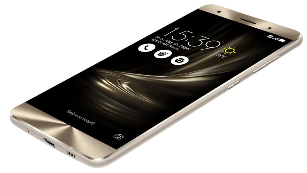 ASUS ZenFone 3 Deluxe ZS570KL-2J038IN 14,5 cm (5.7") Çift SIM Android 6.0 4G USB C Tipi 6 GB 256 GB 3000 mAh Gümüş Akıllı Telefon