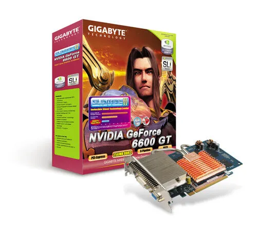 GIGABYTE GeForce 6600GT PCI-E nVIDIA 256MB DVI-I & VIVO GDDR3 Ekran Kartı Thumbnail 0