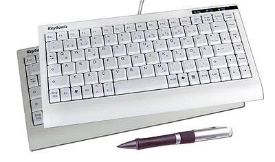 KeySonic ACK-595 C+ beige USB + PS/2 Beyaz Klavye