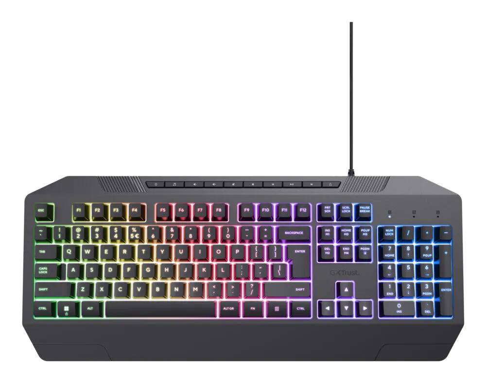 Trust GXT 836 Evocx 24726 RGB Oyuncu Klavyesi Thumbnail 9