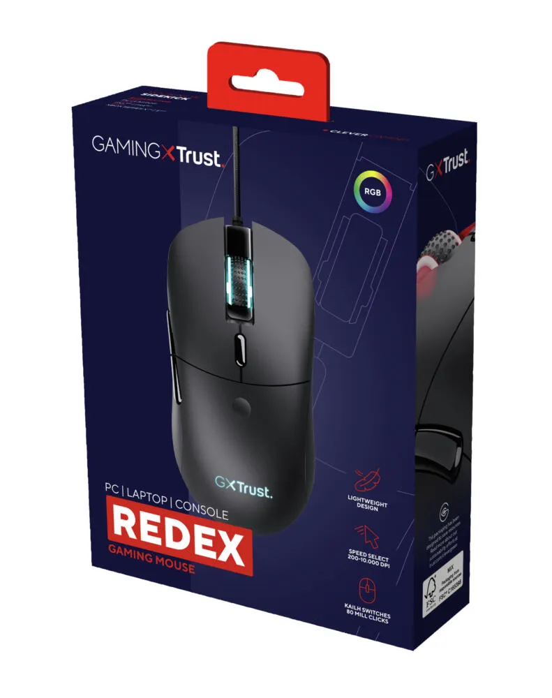 Trust GXT 981 Redex 24634 10000 DPI Oyuncu Faresi Thumbnail 7