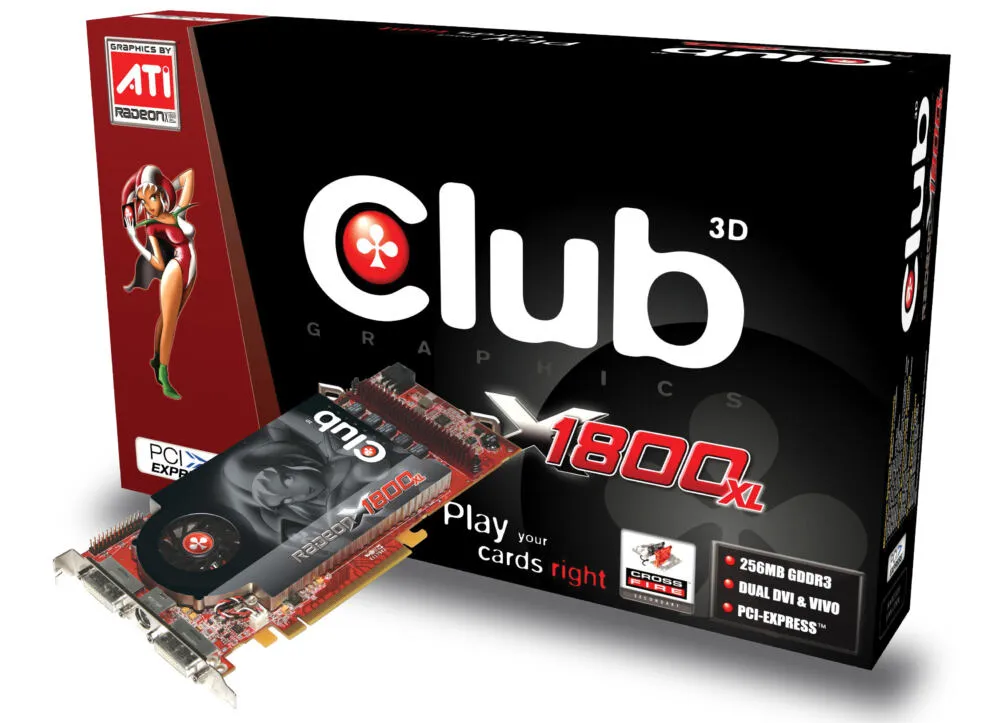 CLUB3D RADEON X1800XL 256MB GDDR3 128 MB Ekran Kartı Thumbnail 0