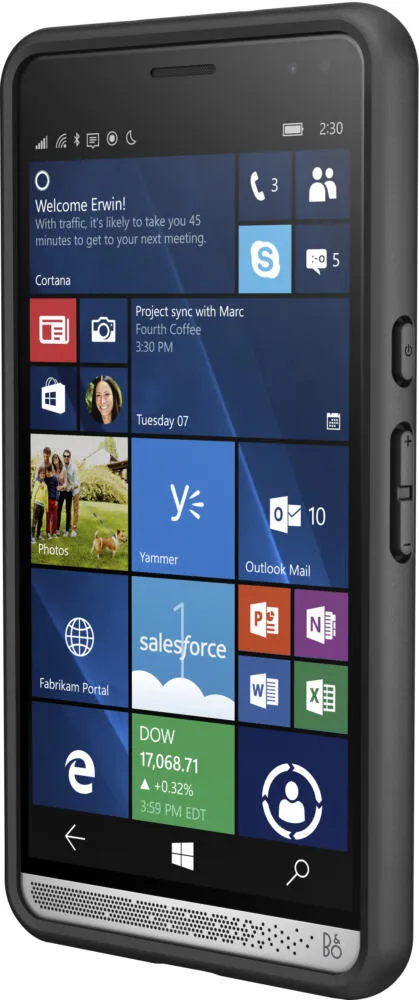HP Elite x3 Y1M43EA 64 GB 4 GB RAM Krom Akıllı Telefon Thumbnail 3