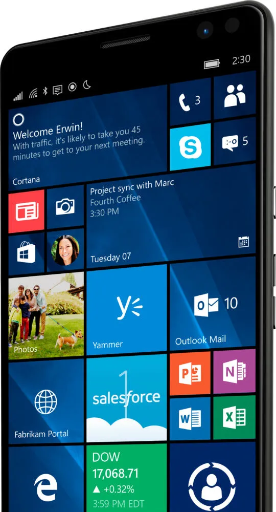 HP Elite x3 Y1M43EA 64 GB 4 GB RAM Krom Akıllı Telefon Thumbnail 5