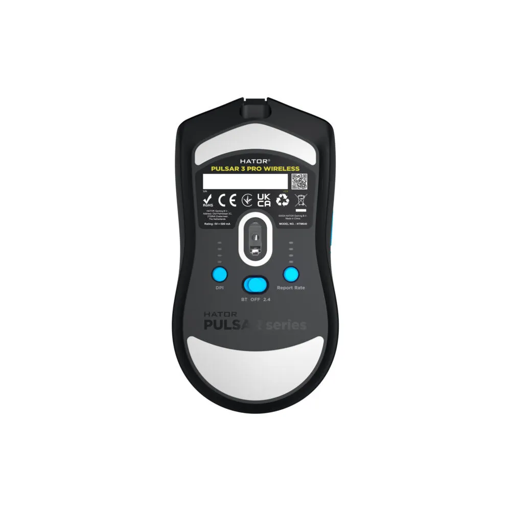 HATOR Pulsar 3 PRO Wireless HTM640 30000 DPI Bluetooth Oyuncu Faresi Thumbnail 1