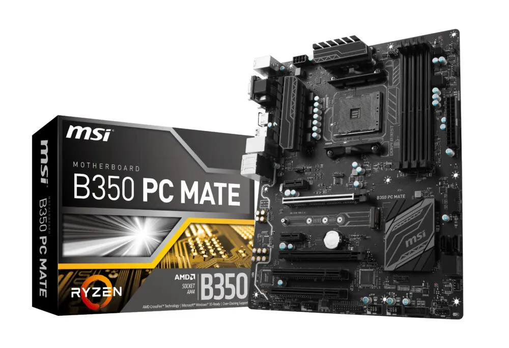 MSI B350 PC MATE 7A36-003R AM4 4x DDR4 1x M.2 ATX Anakart Thumbnail 7