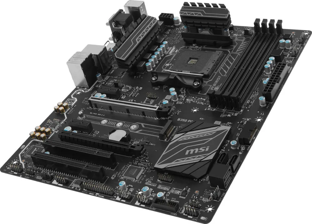MSI B350 PC MATE 7A36-003R AM4 4x DDR4 1x M.2 ATX Anakart Thumbnail 5